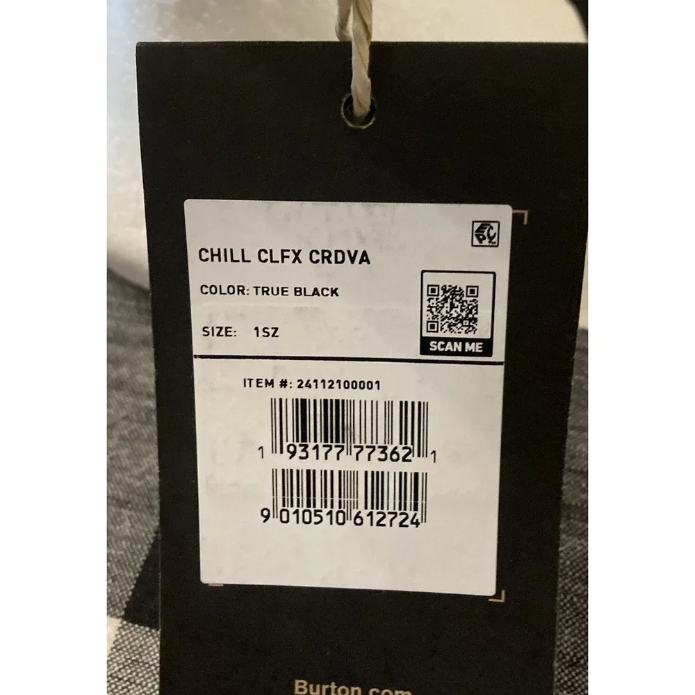 Burton Chill 5 Panel Hat Black Cap Adj Low Profile Outdoor Cordova‎ OS NWT
